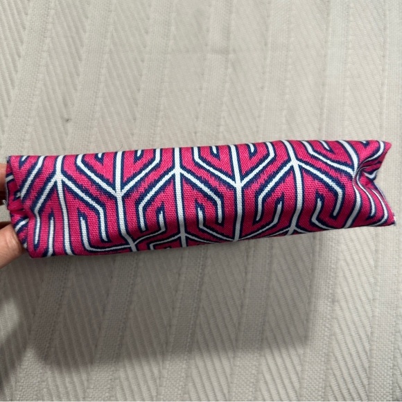 Jonathan Adler for Clinique cosmetic bag, pink/navy, storage - Picture 4 of 6